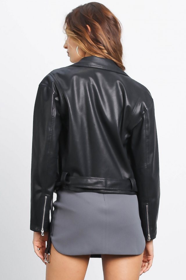 *BACKORDER* BENTLEY BIKER JACKET (BLACK)