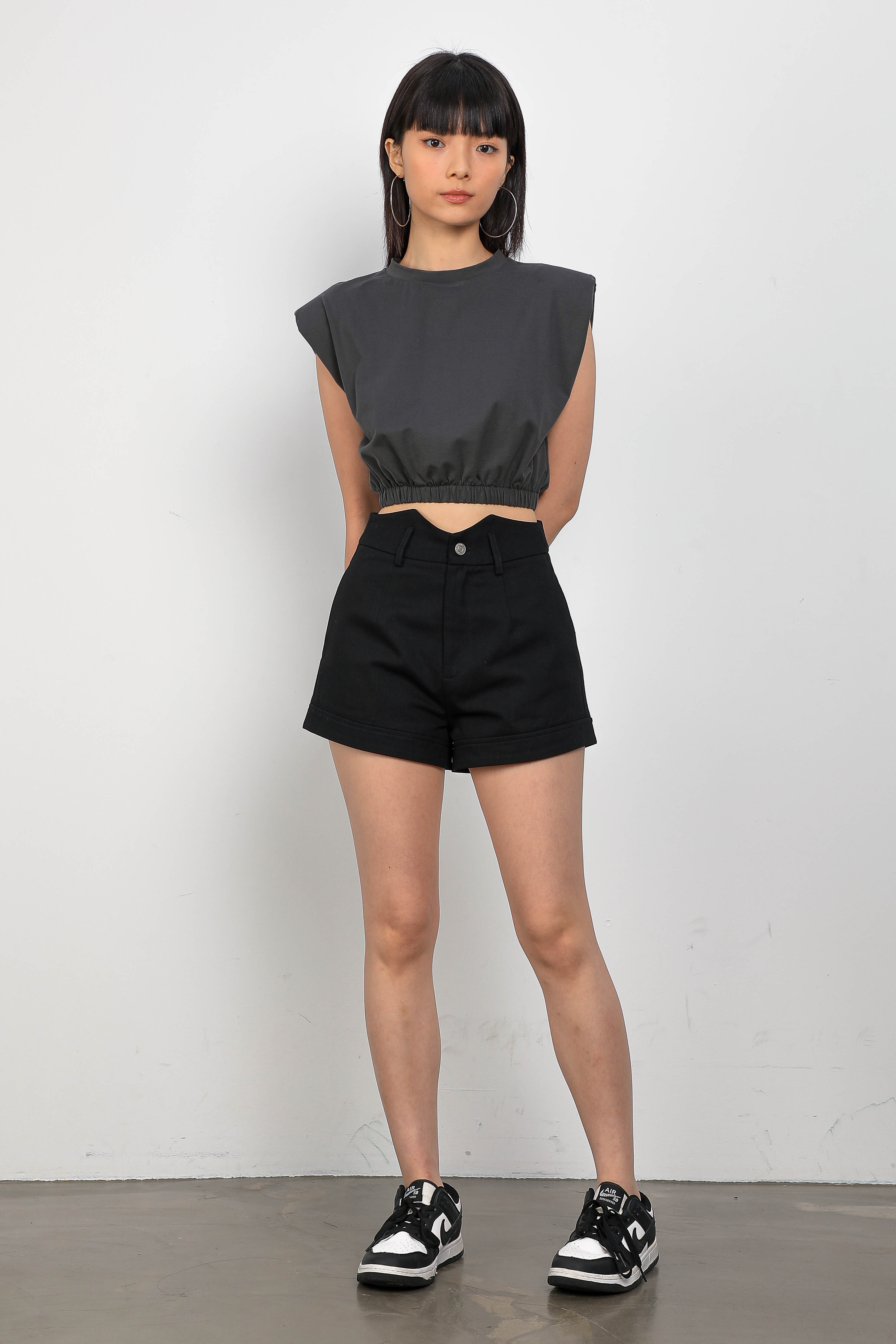 MICAH M WAIST SHORTS (BLACK)