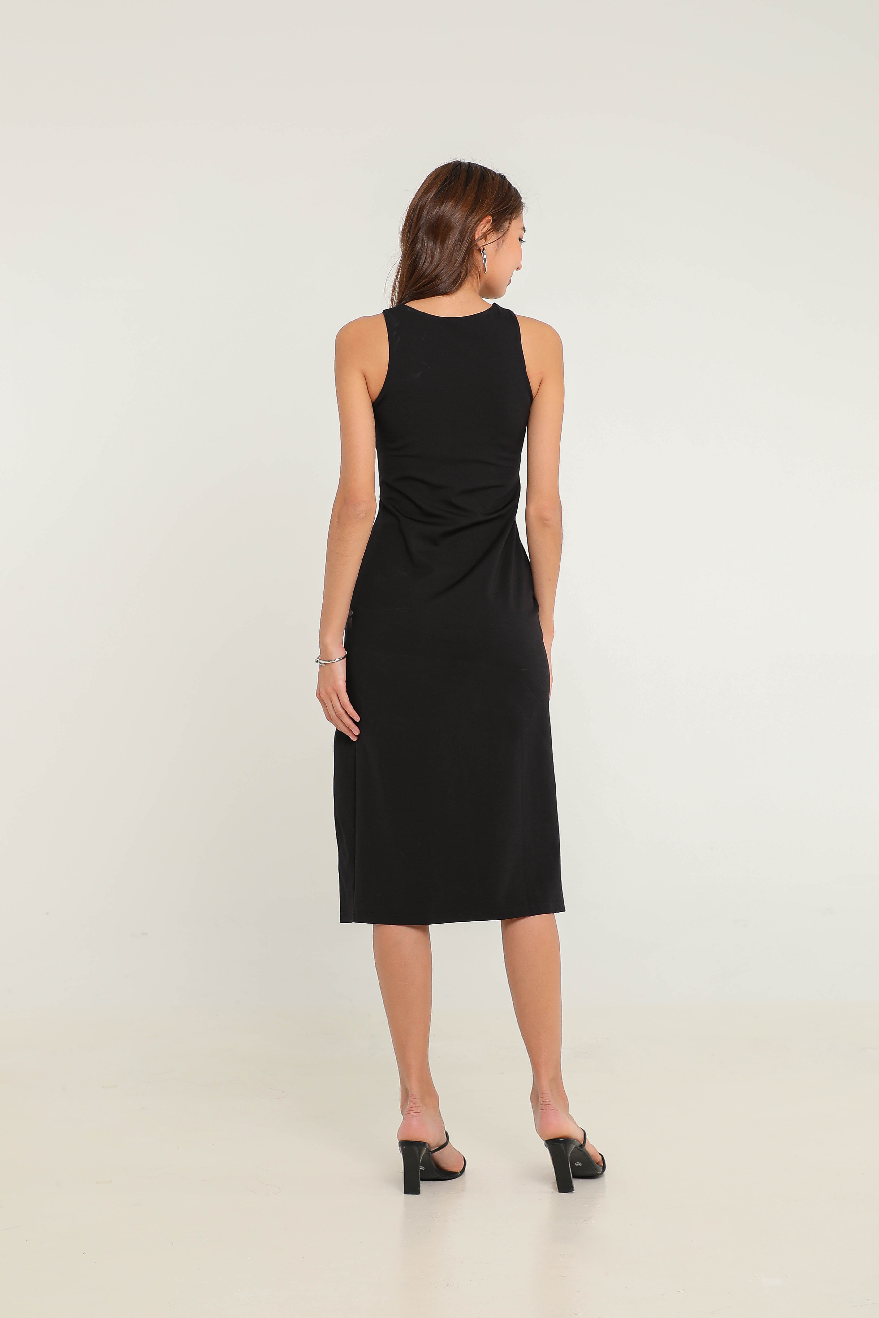 RAI RACER MIDI DRESS (BLACK)