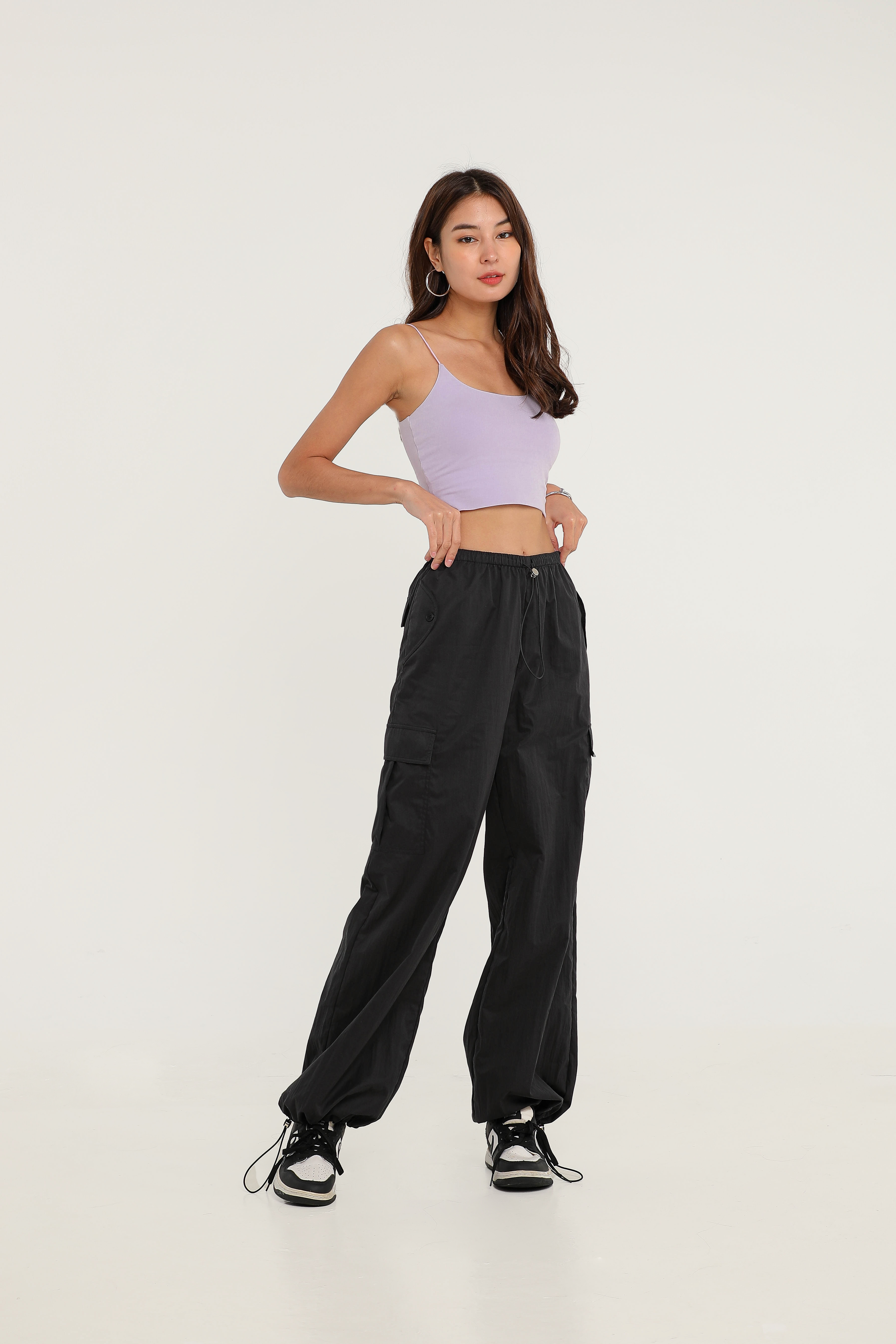  PARA PARA PARACHUTE PANTS (BLACK) 