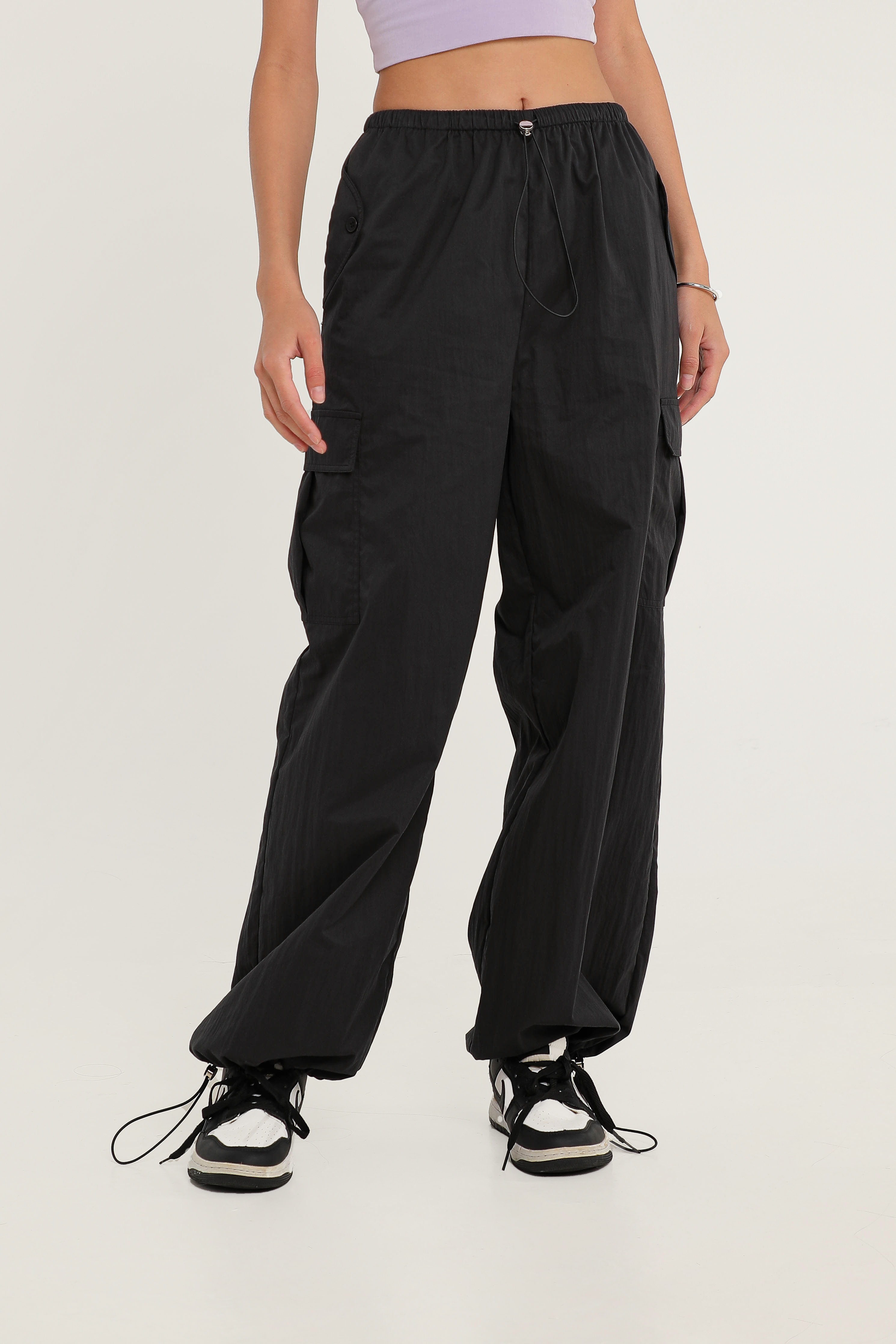  PARA PARA PARACHUTE PANTS (BLACK) 