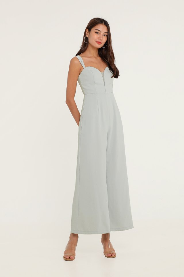 ROLLING IN THE DEEP JUMPSUIT (PEARL GREY)