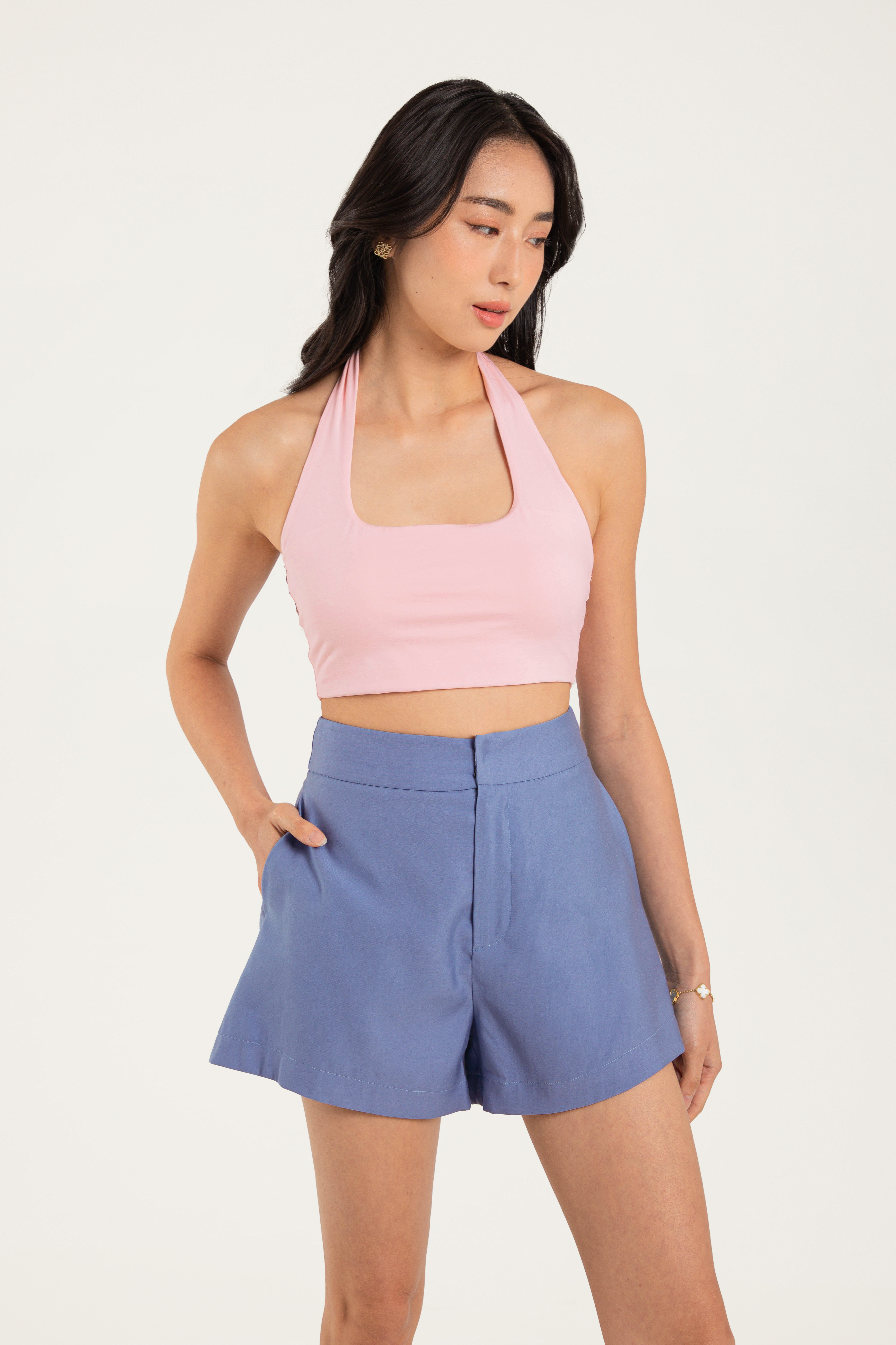 FIREFLY FLARE SHORTS (CORNFLOWER BLUE) 