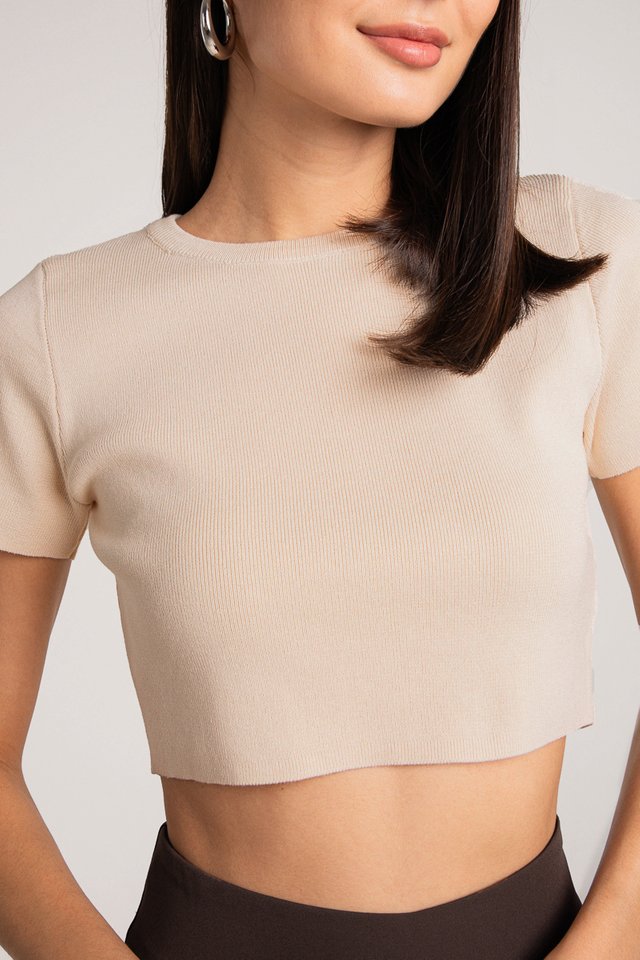 BBY BABY KNITTED TOP (CREAM) 