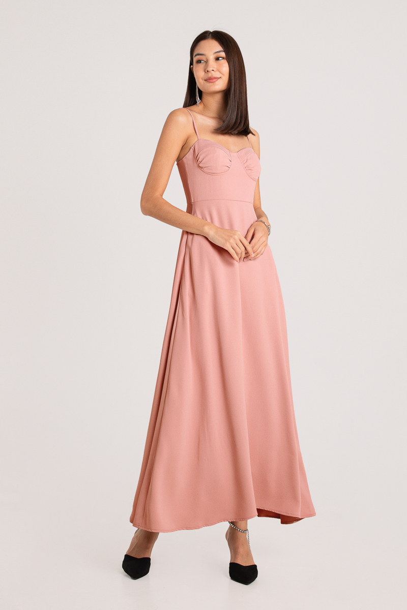 I'LL FOLLOW YOU FLOWY DRESS (PINK) 