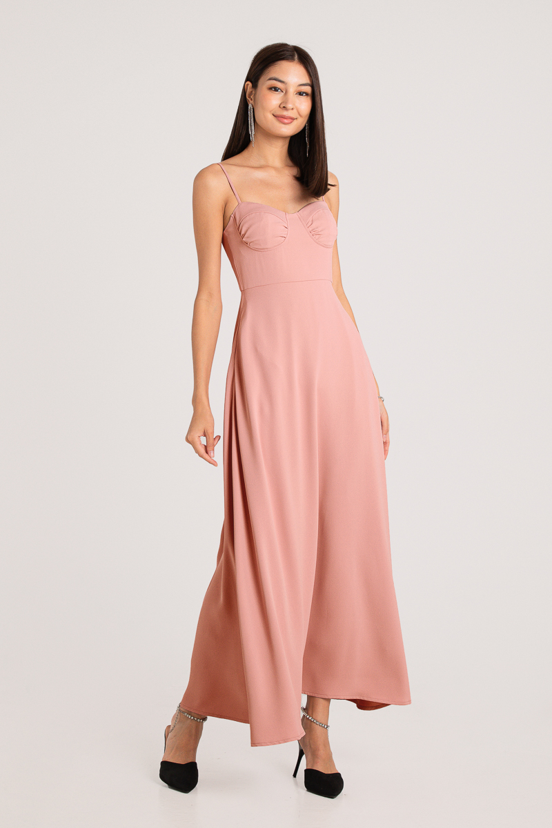 I'LL FOLLOW YOU FLOWY DRESS (PINK) 