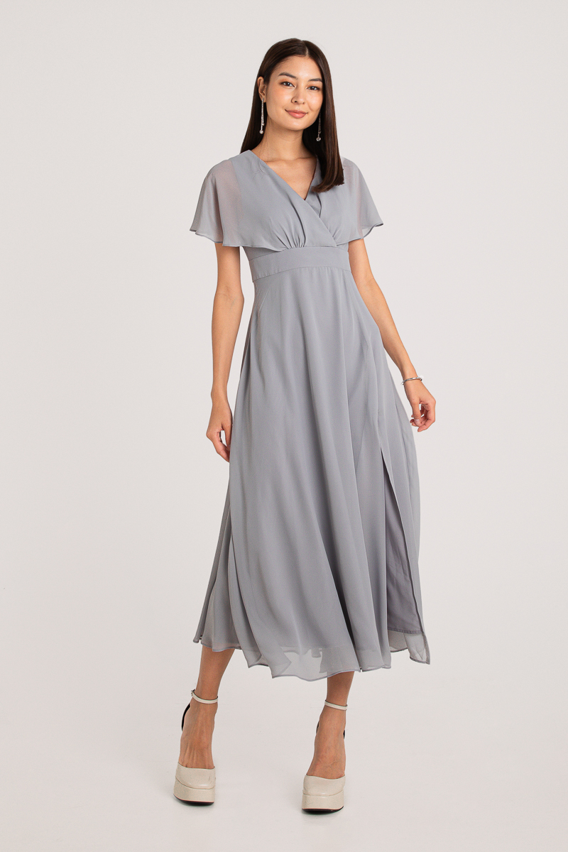 SAY YOU'LL LOVE ME SLEEVE MAXI (GREY)