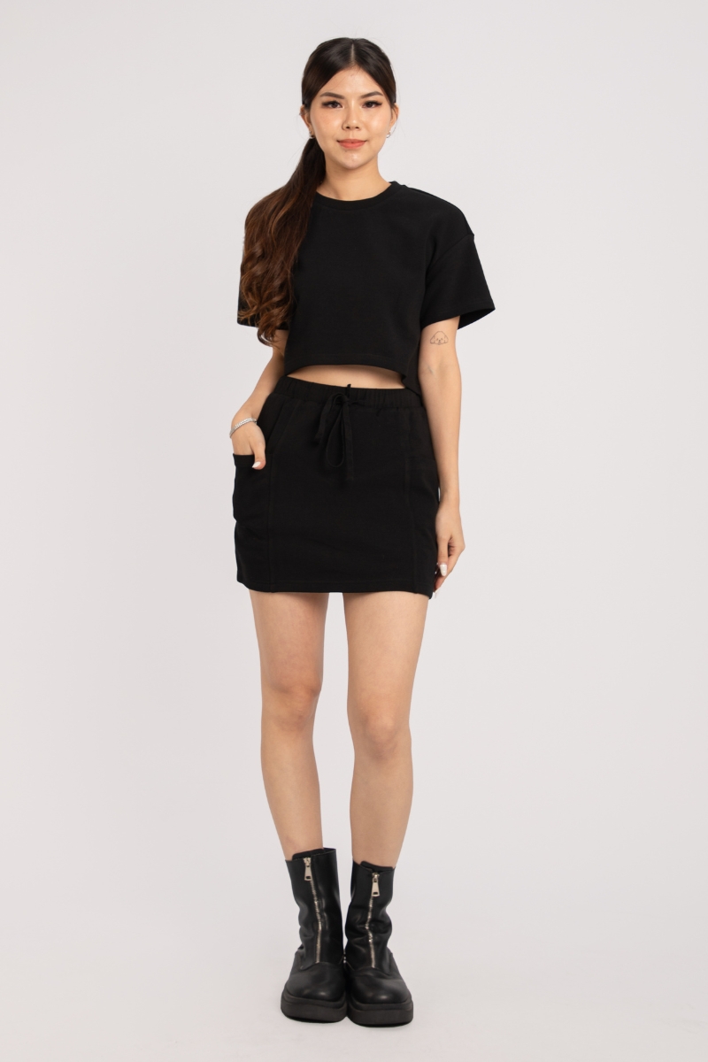 MERTLE MINI SKORTS (BLACK) 