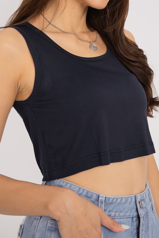 ROYS RELAXED TANK TOP (NAVY)