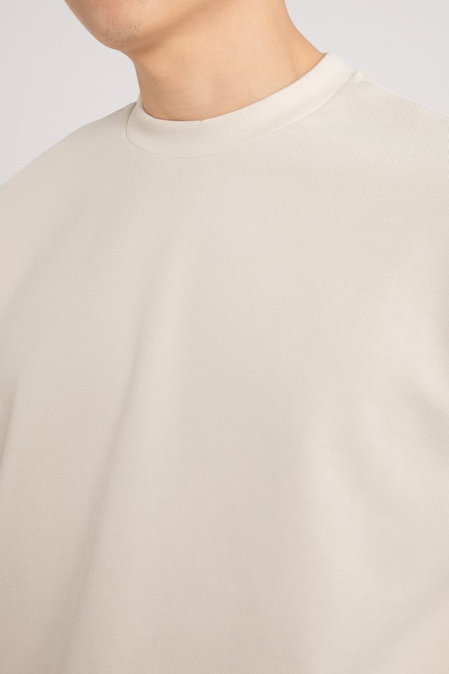 STITCH OVERSIZED SWEATER (BONE) 