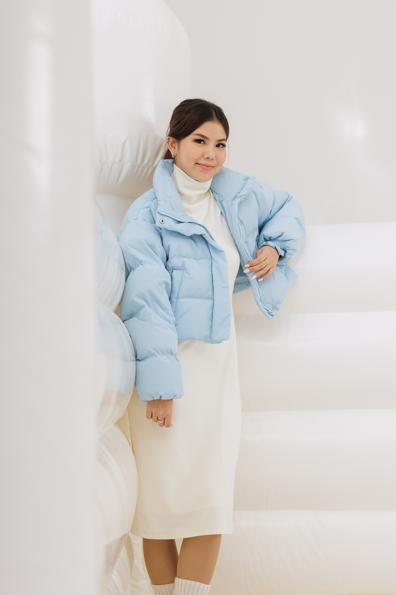 CARISSA CROP PUFFER JACKET (LIGHT BLUE)