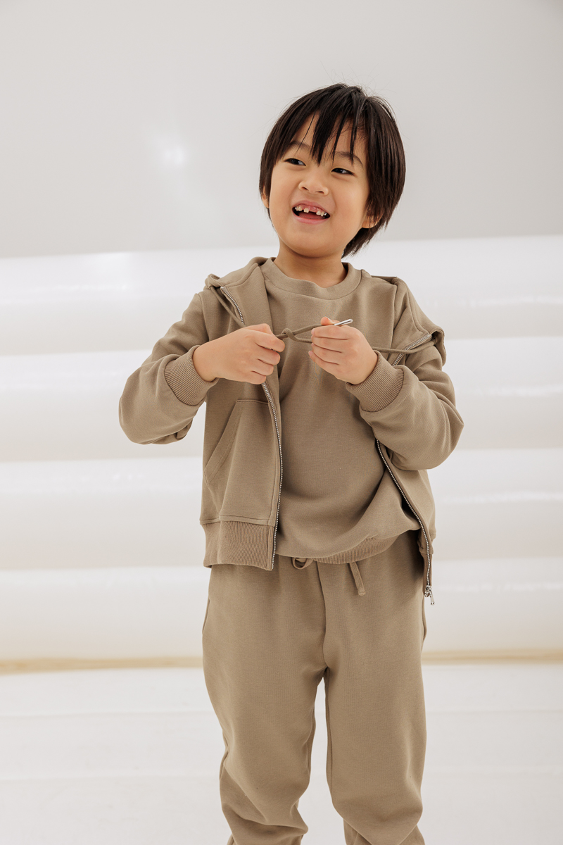 REUBEN BABY ZIP JACKET (KHAKI)