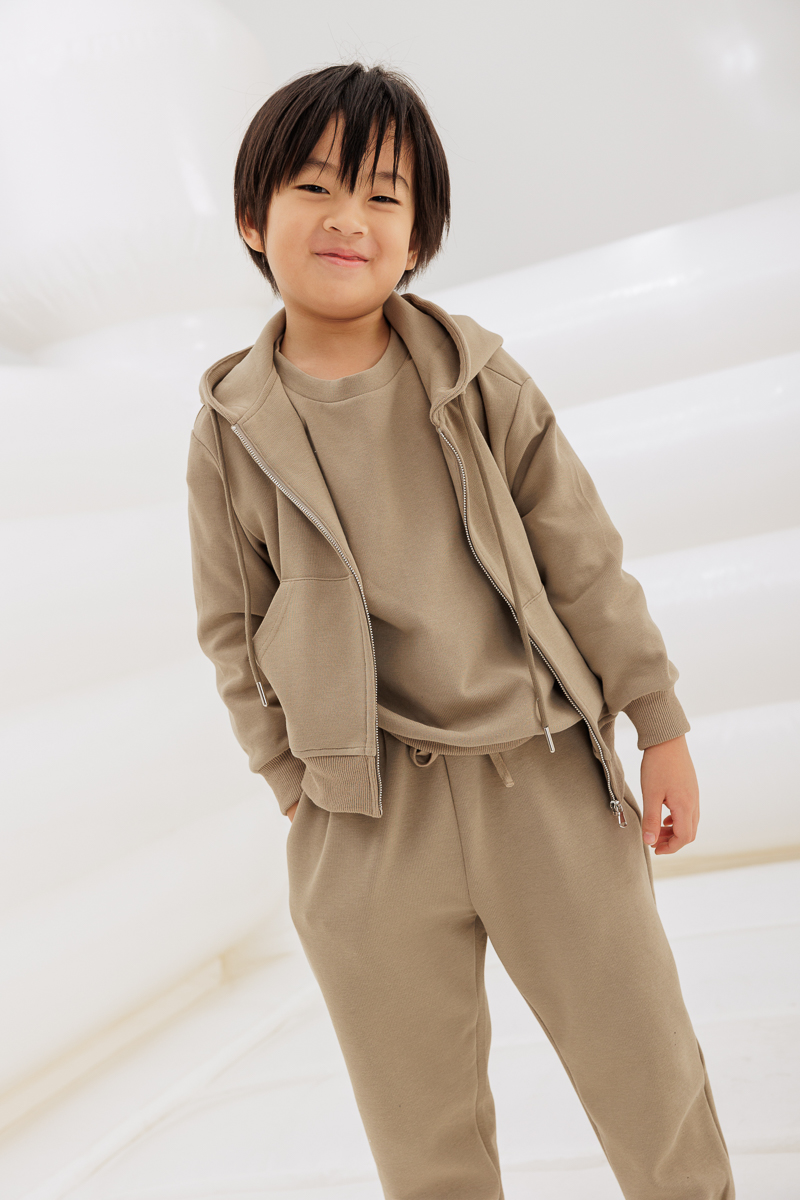 REUBEN BABY ZIP JACKET (KHAKI)