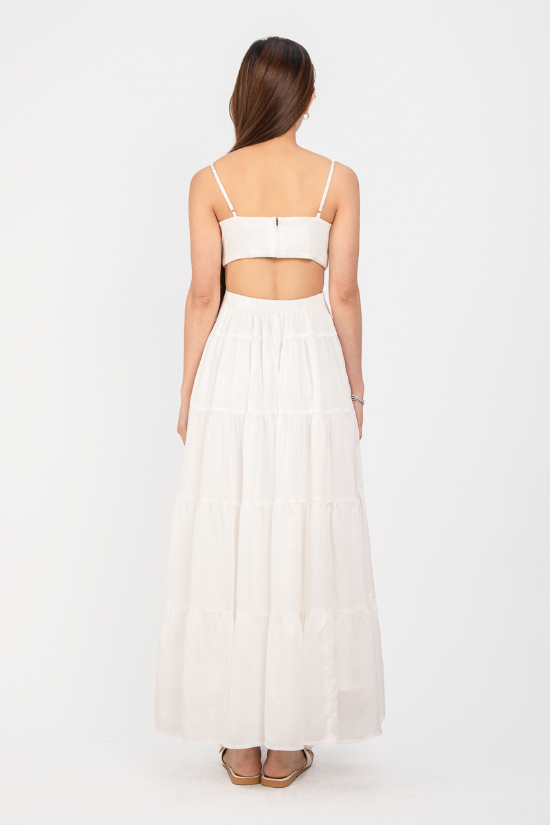 CELESTE CUT OUT MAXI (WHITE)