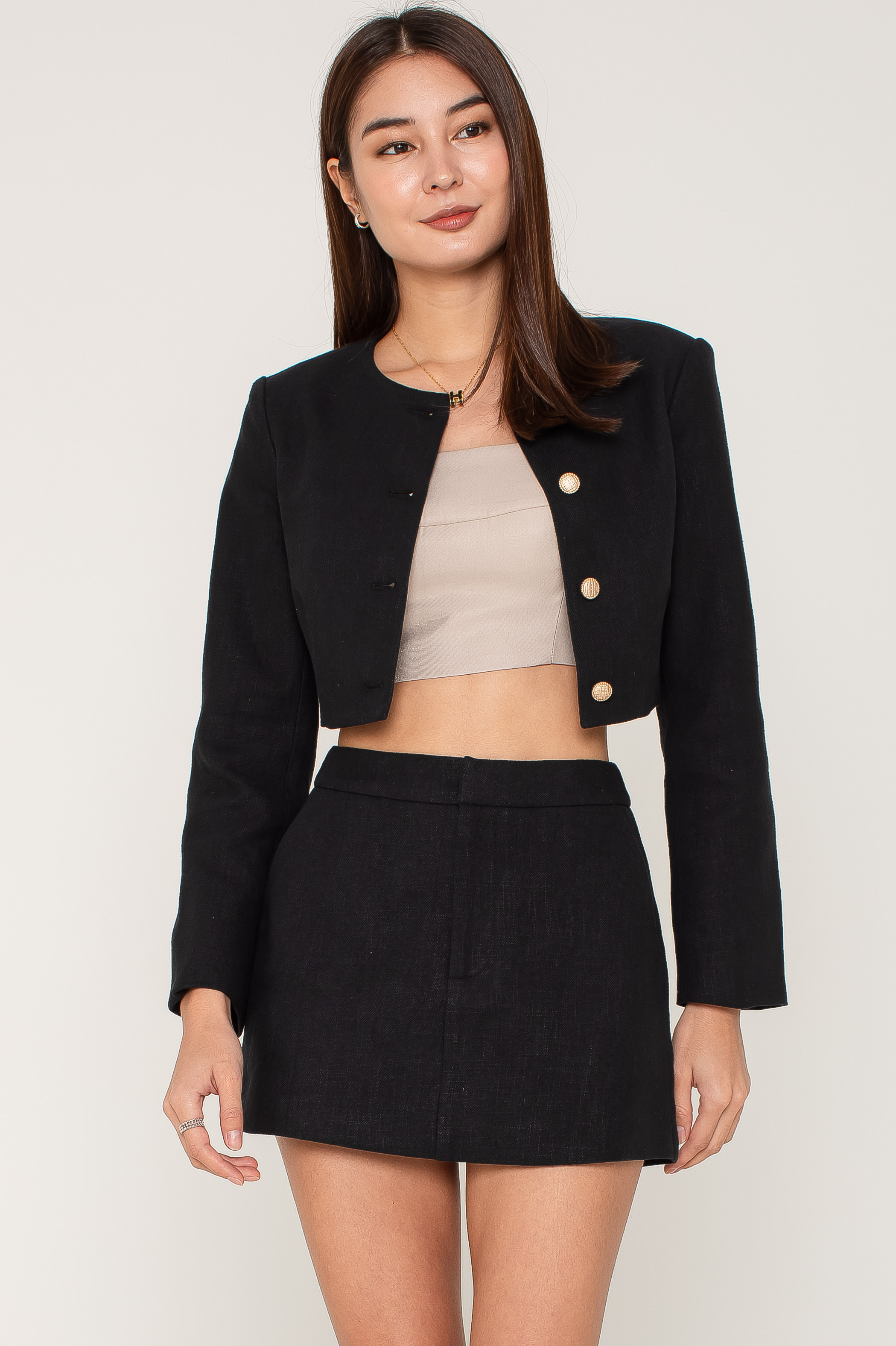 REVA RAMIE JACKET (BLACK) 