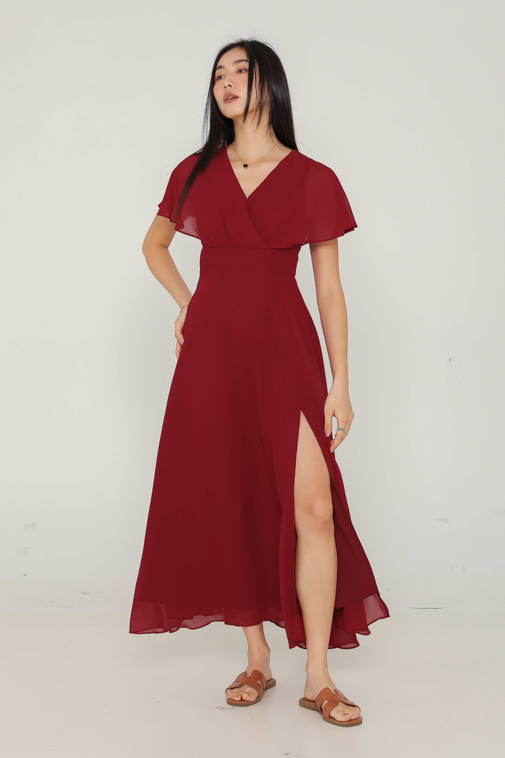 SAY YOU'LL LOVE ME SLEEVE MAXI (RED)