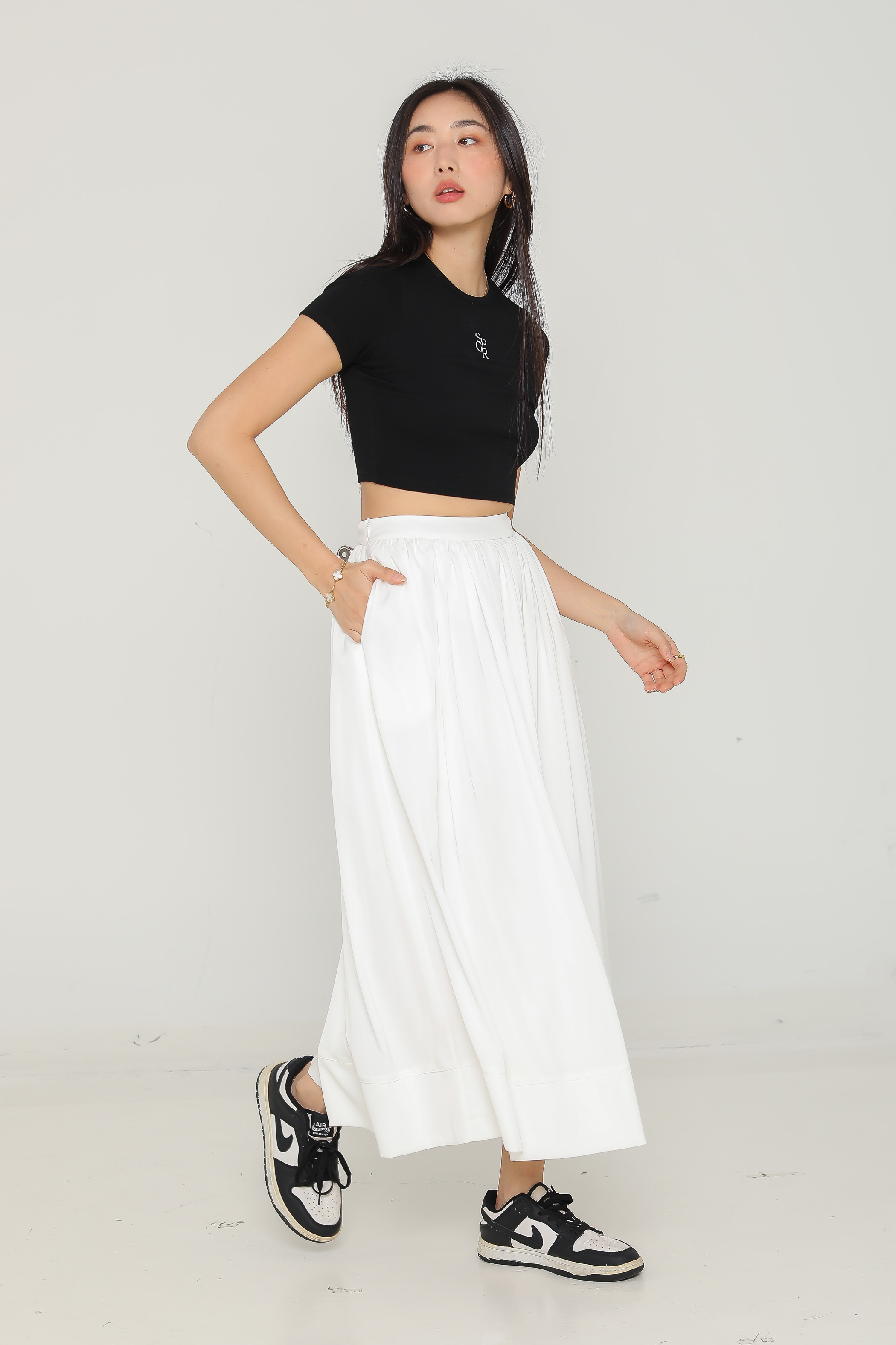 MONROE MAXI SKIRT (WHITE)