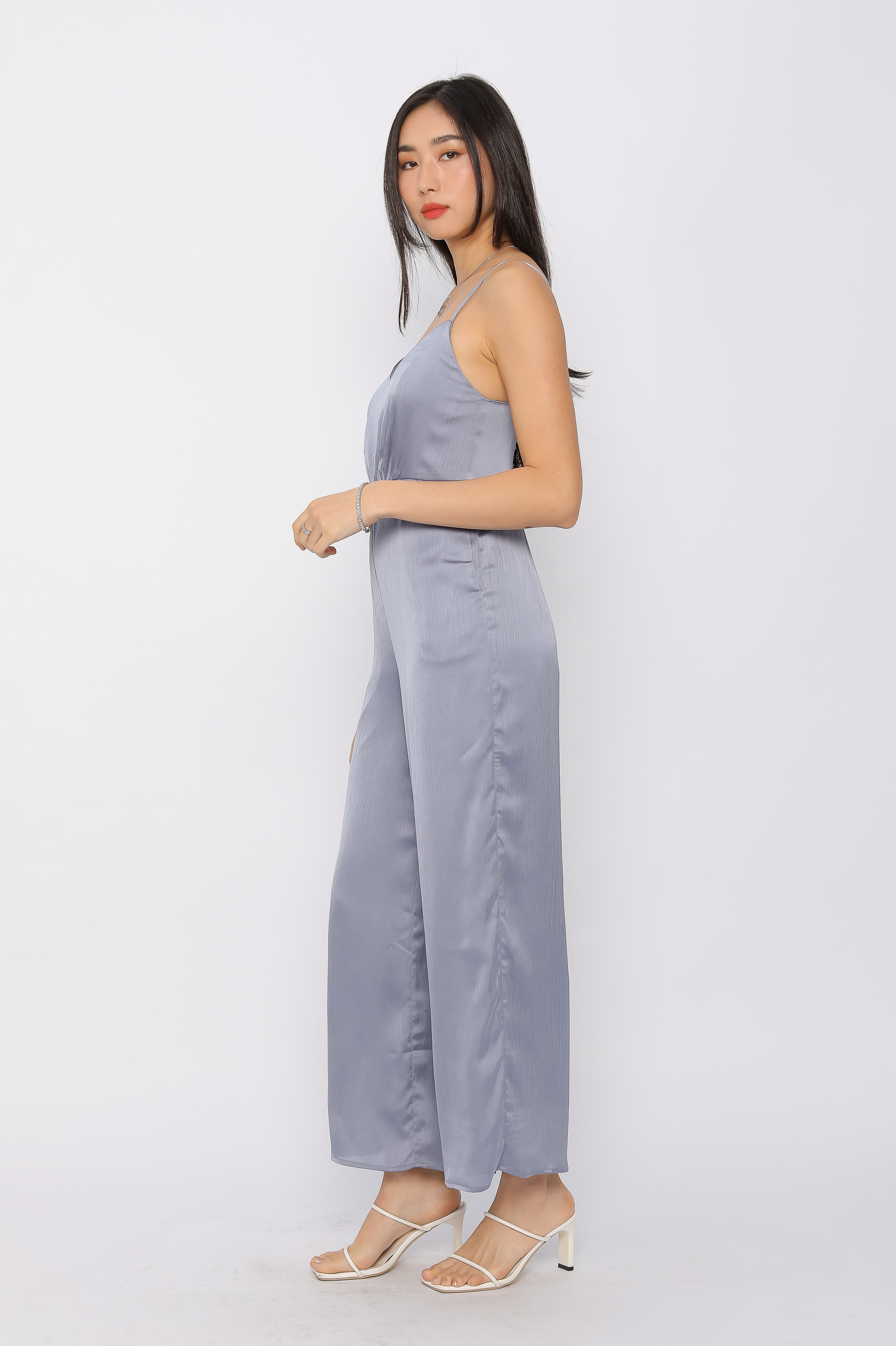 TESS TEXTURED JUMPSUIT (BLUE)