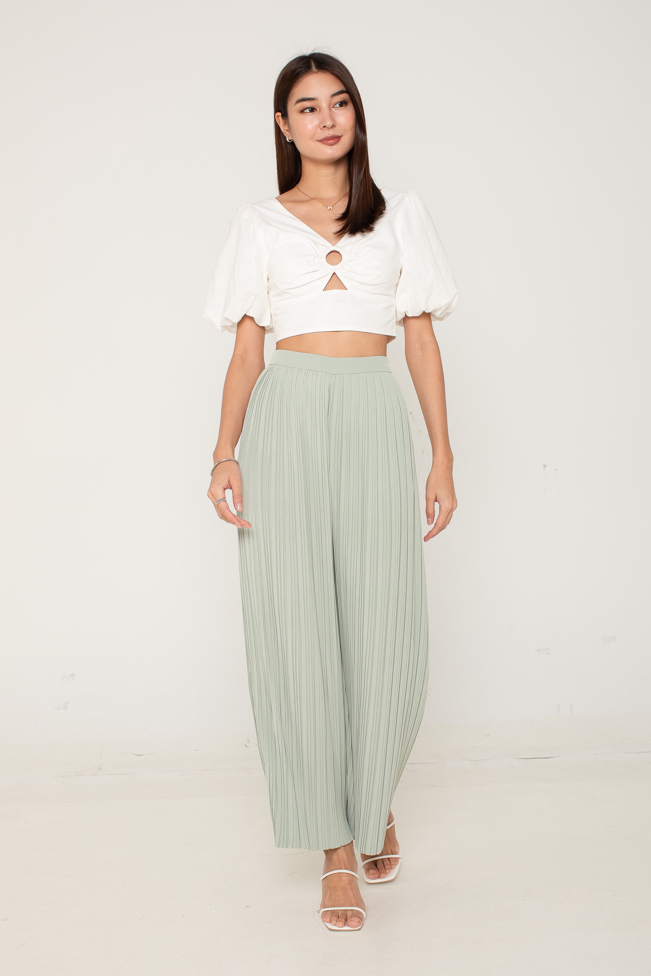 KEIA KEYHOLE TOP (WHITE)