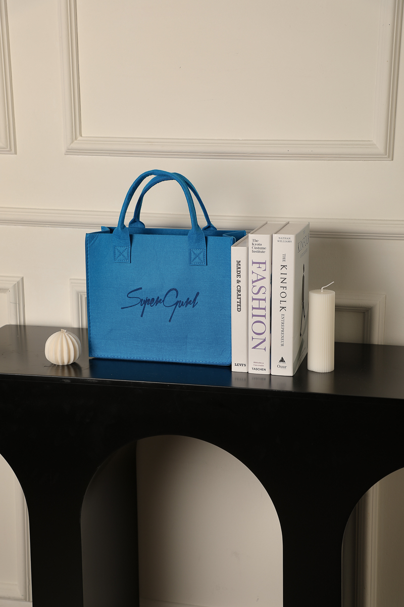 SUPERGURL BOOK TOTE (COBALT BLUE)