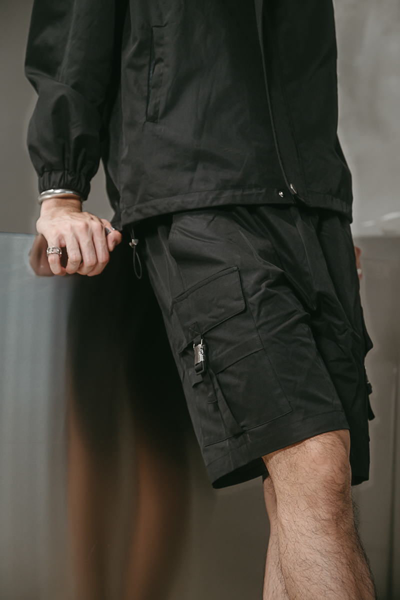 CHASE CARGO SHORTS (BLACK)