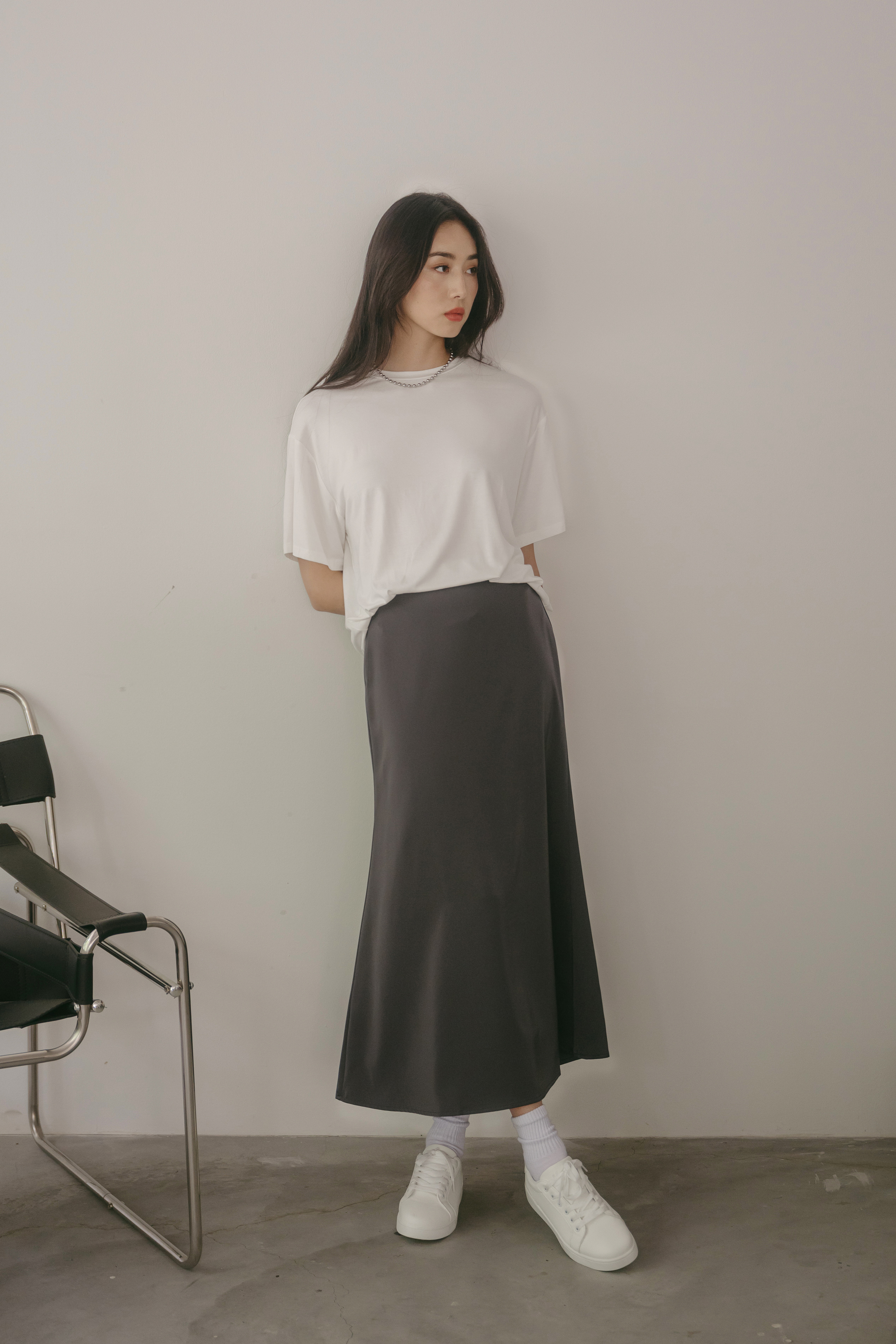 MELODY MERMAID SKIRT (DARK GREY)