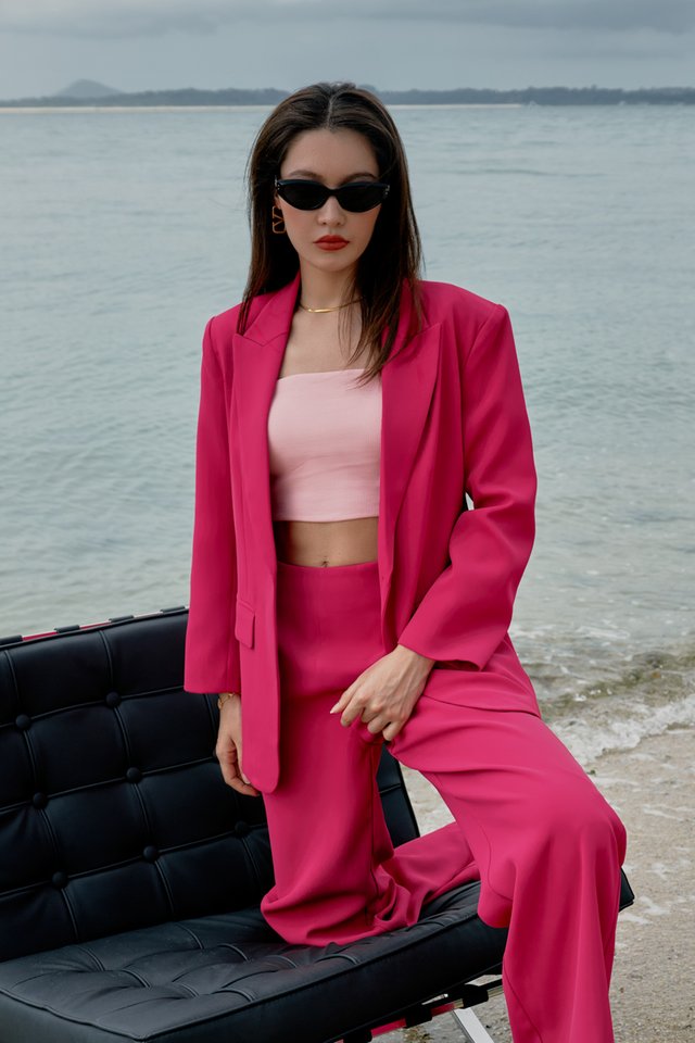 CAXS TAILORED BLAZER (HOT PINK)