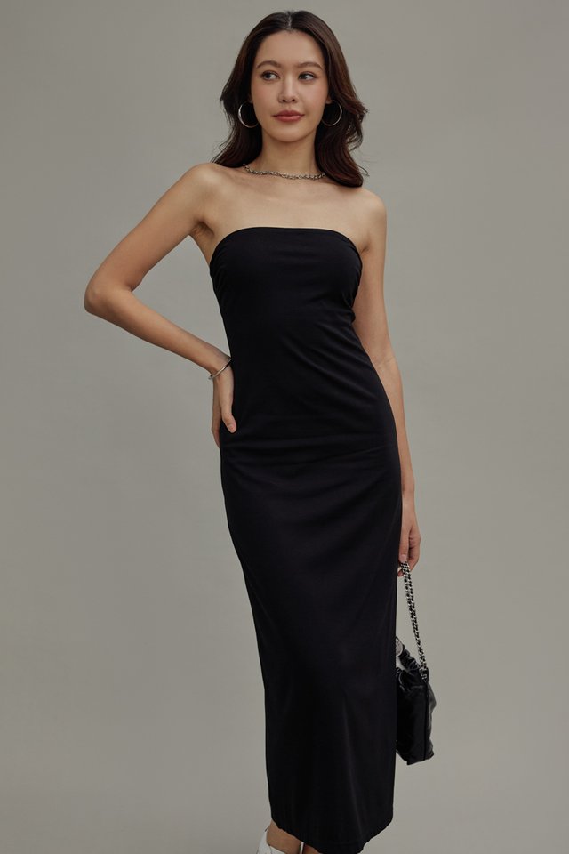 *BACKORDER* TRISIA TUBE PADDED MAXI (BLACK)