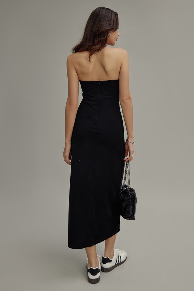 *BACKORDER* TRISIA TUBE PADDED MAXI (BLACK)