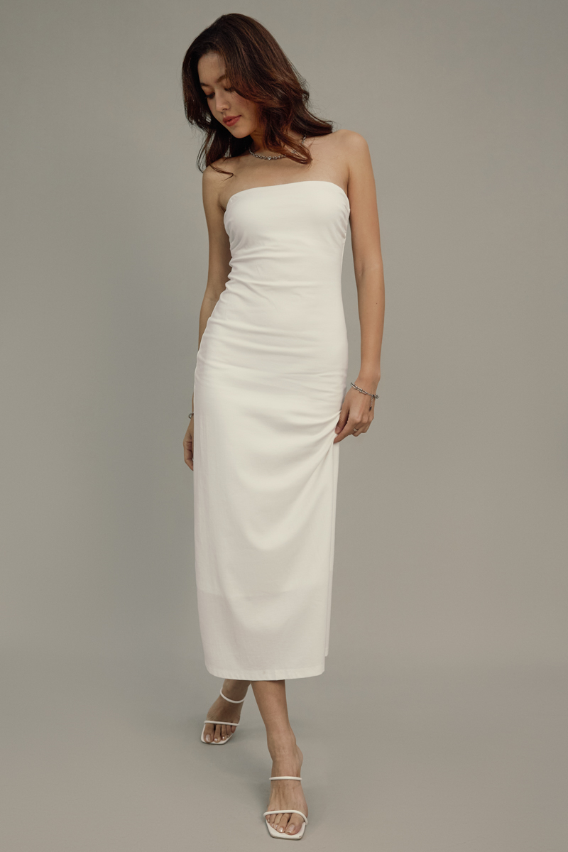 TRISIA TUBE PADDED MAXI (WHITE) 