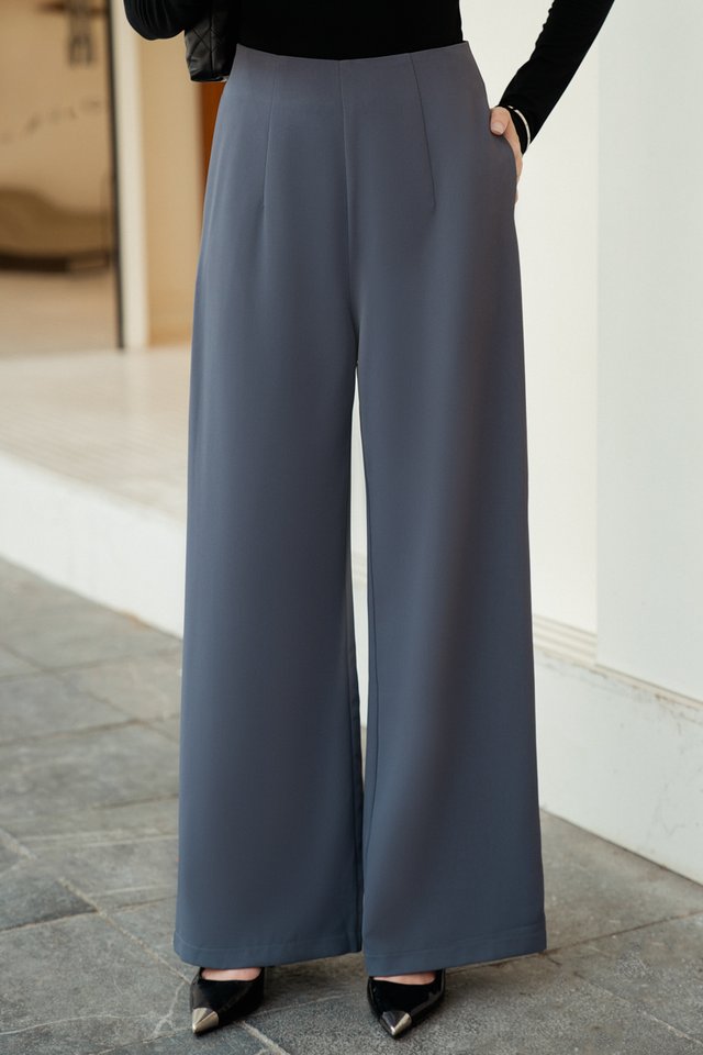 PARKER PALAZZO PANTS (GREY)