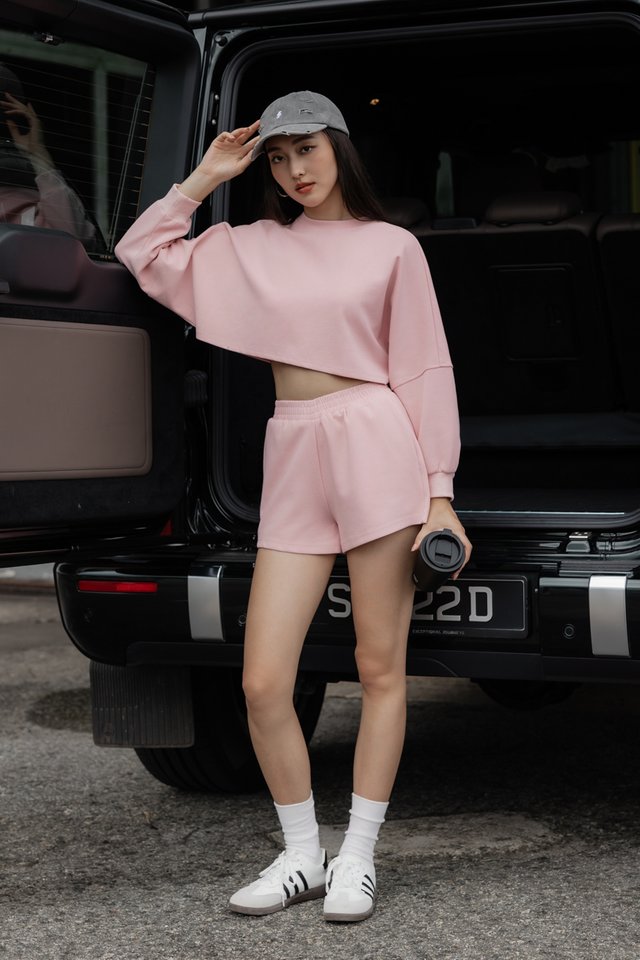 ANGEL CROPPED PULLOVER (PINK)