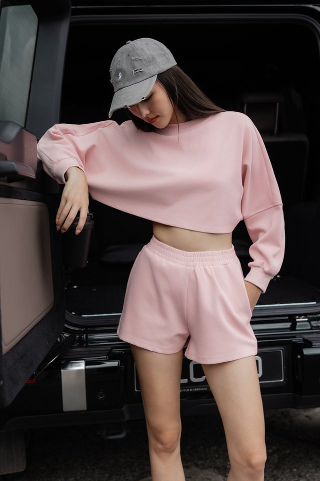 ANGEL CROPPED PULLOVER (PINK)