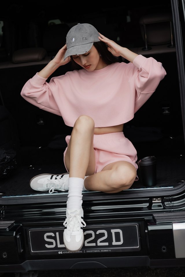 ANGEL CROPPED PULLOVER (PINK)
