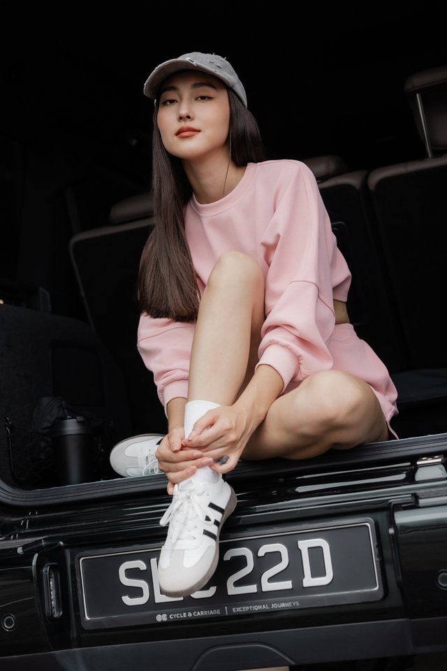 ANGEL CROPPED PULLOVER (PINK)