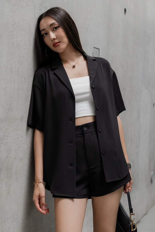 BOWEN BLAZER BLOUSE (BLACK)