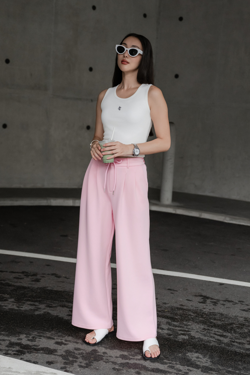 XYZ DRAWSTRING PANTS (PINK)