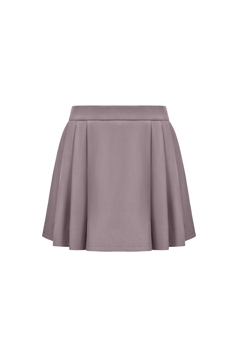 POLLEY PLEATED SKORTS (TAUPE GREY)