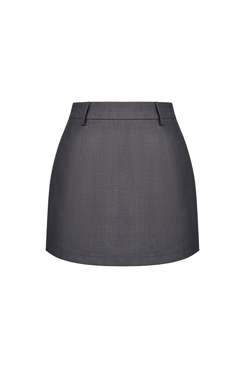 BAYLOR BELT LOOP SKORTS (GREY)