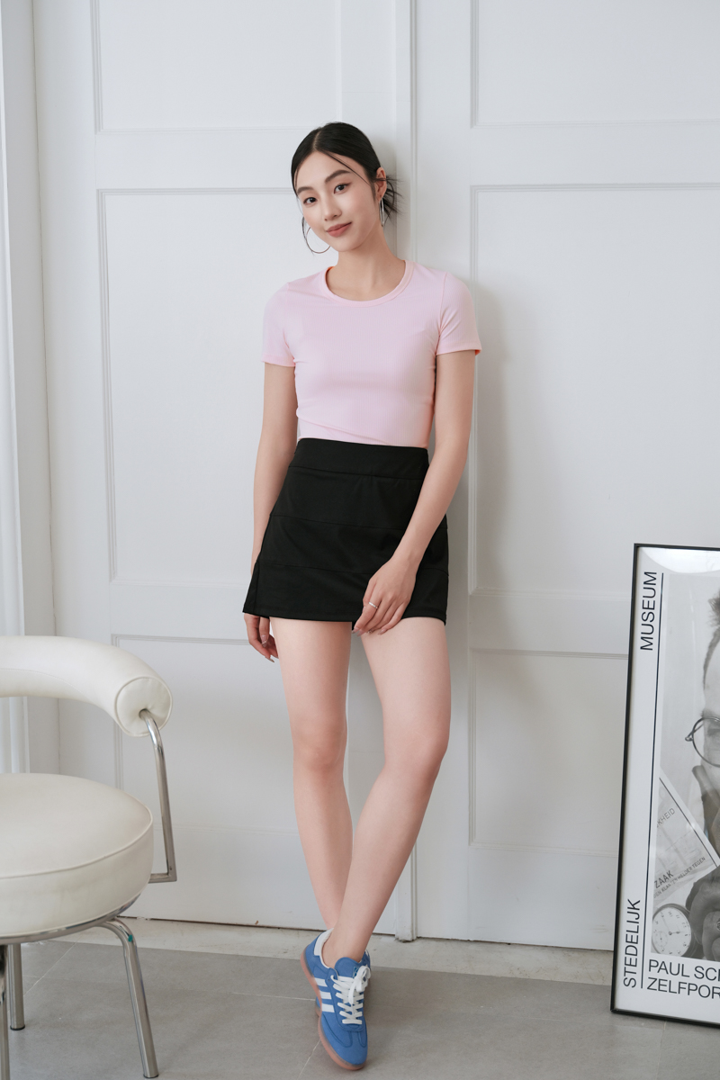 TUCKER TEXTURED TOP (PINK)