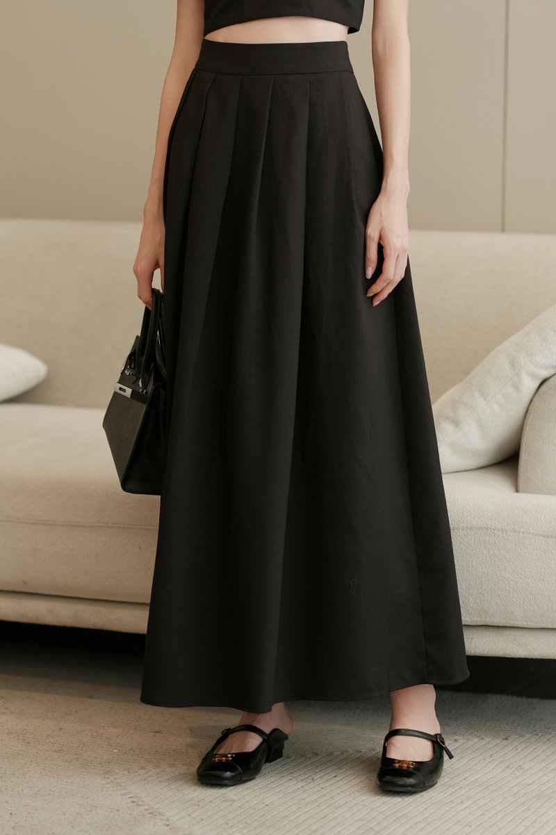 MYRA MAXI SKIRT (BLACK)