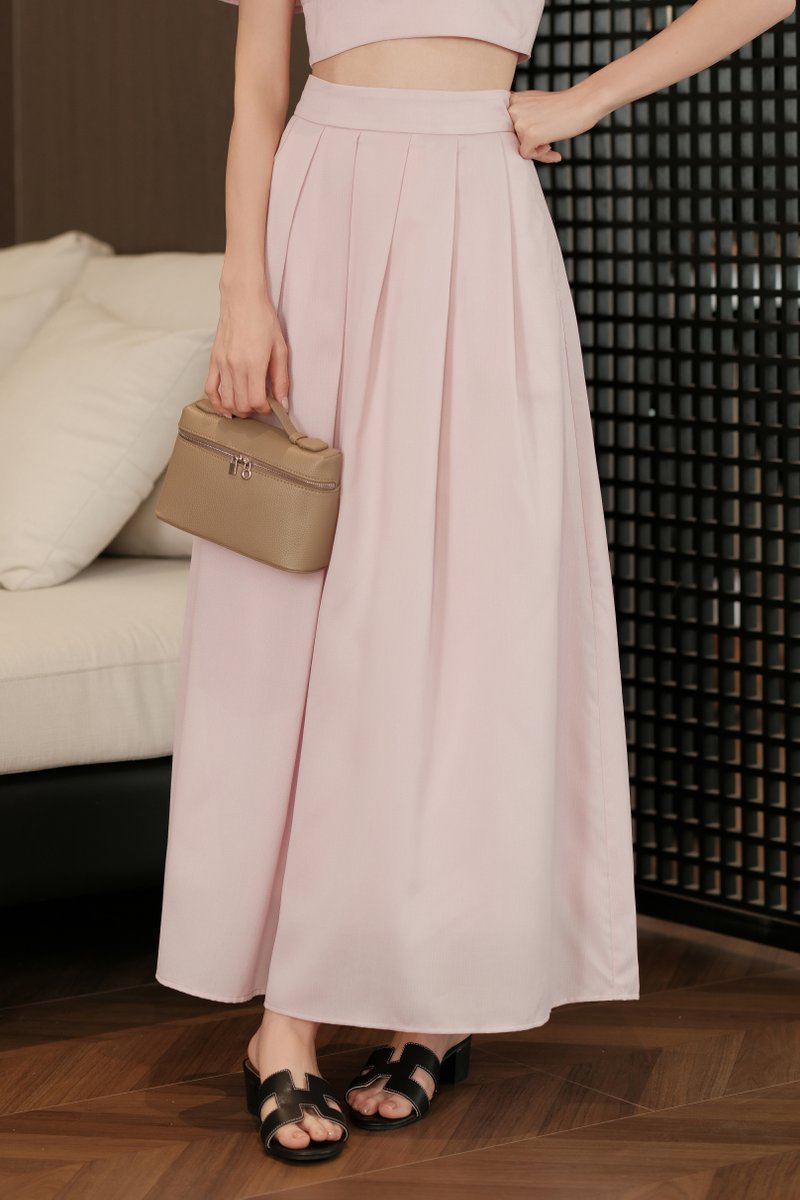 MYRA MAXI SKIRT (PINK)