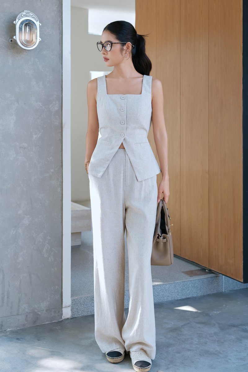 LEAH LINEN PANTS (NATURAL)