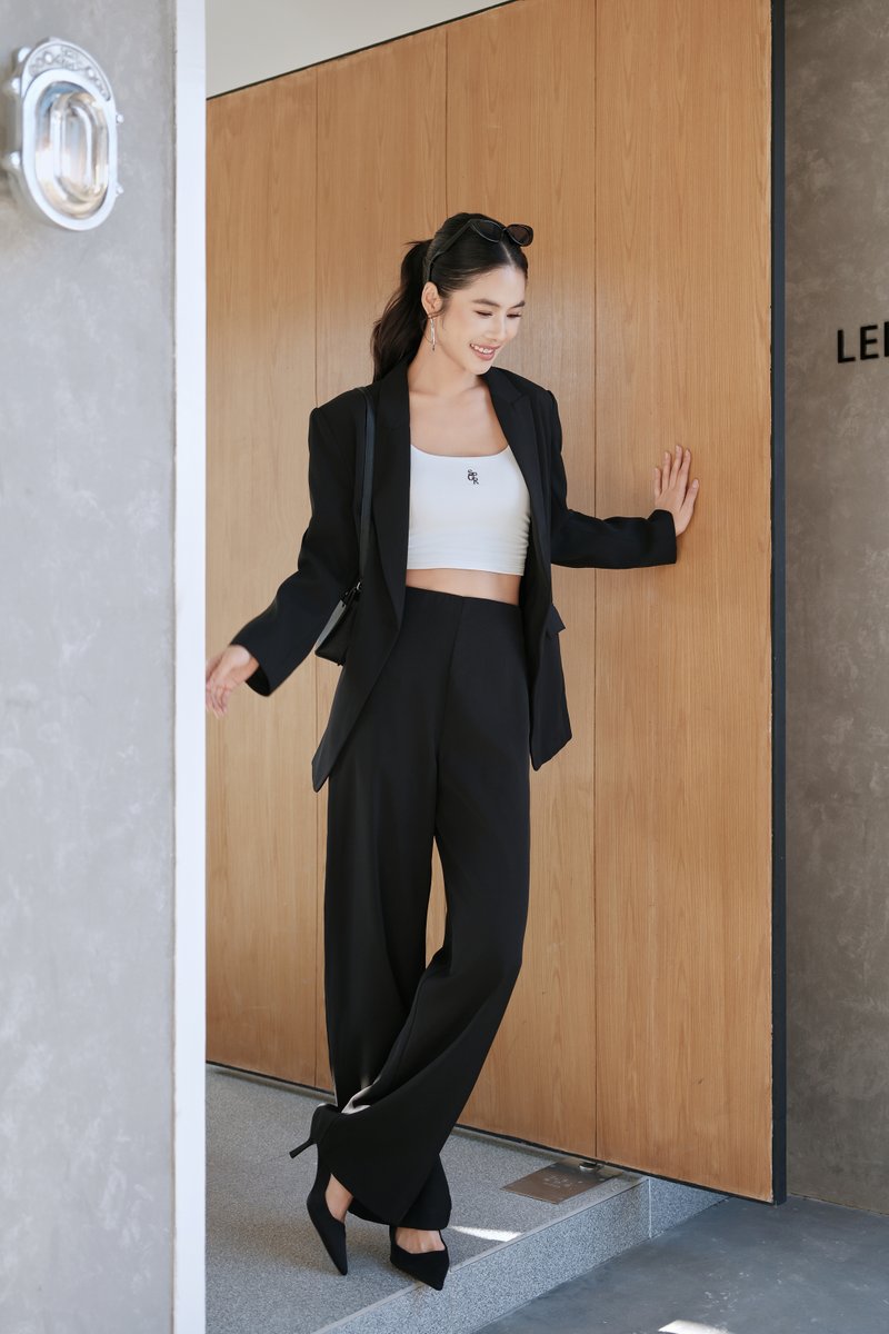 *BACKORDER* CAXS TAILORED PANTS (BLACK)