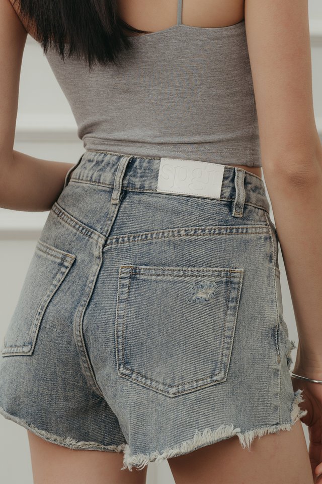 *BACKORDER* DAYLIGHT DENIM SHORTS (VINTAGE BLUE)
