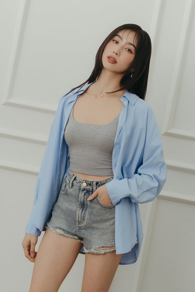 *BACKORDER* DAYLIGHT DENIM SHORTS (VINTAGE BLUE)