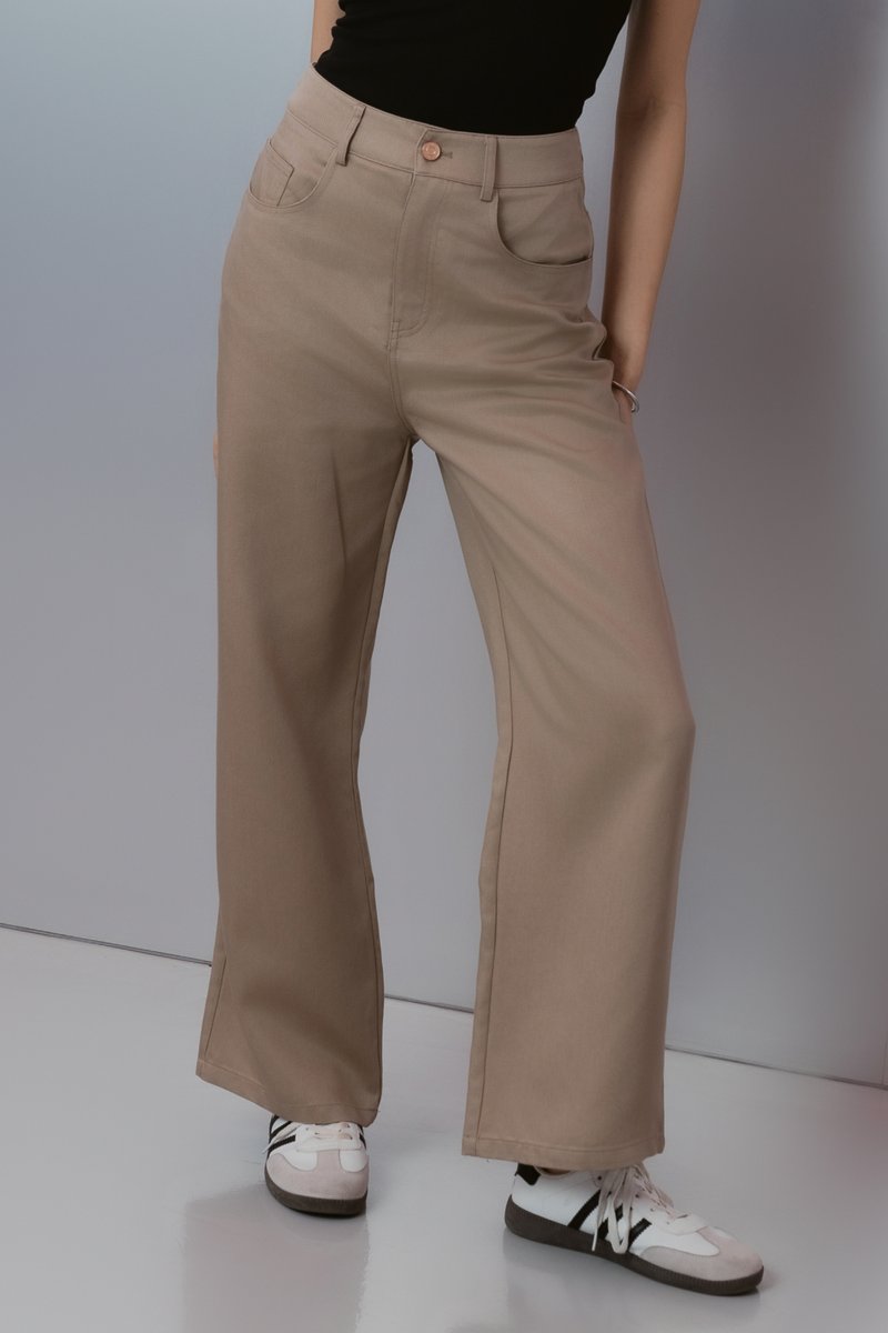 SYRUS SOFT COTTON DENIM JEANS (KHAKI)