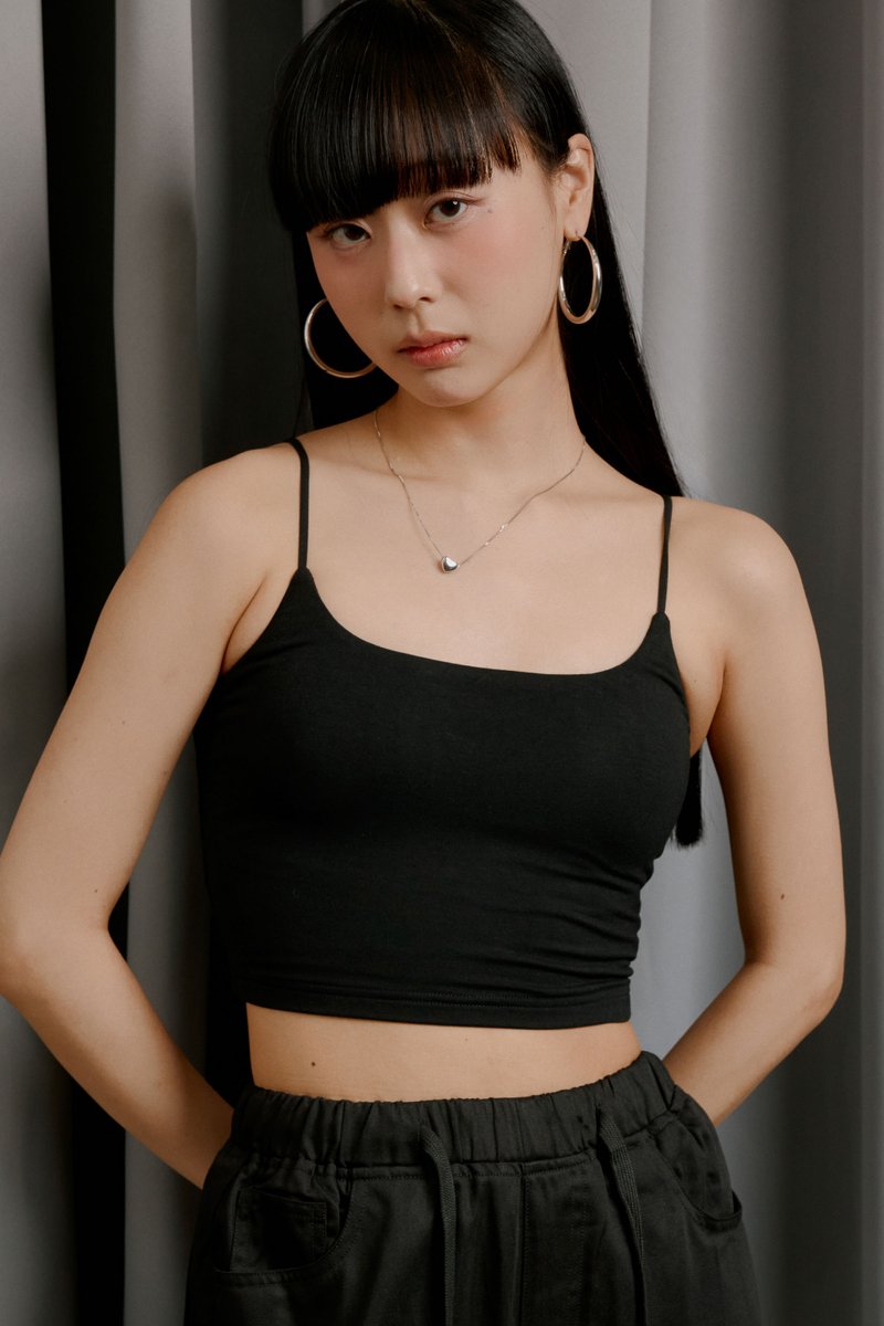 WINNIE V2 PADDED TOP (BLACK)