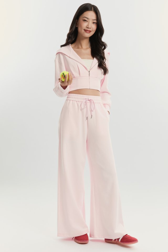 *BACKORDER* PANDRA POCKET JOGGERS (LIGHT PINK)