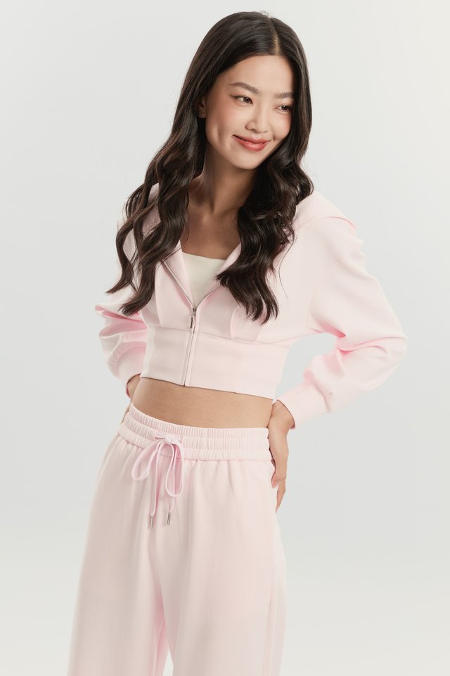 *BACKORDER* PANDRA POCKET JOGGERS (LIGHT PINK)